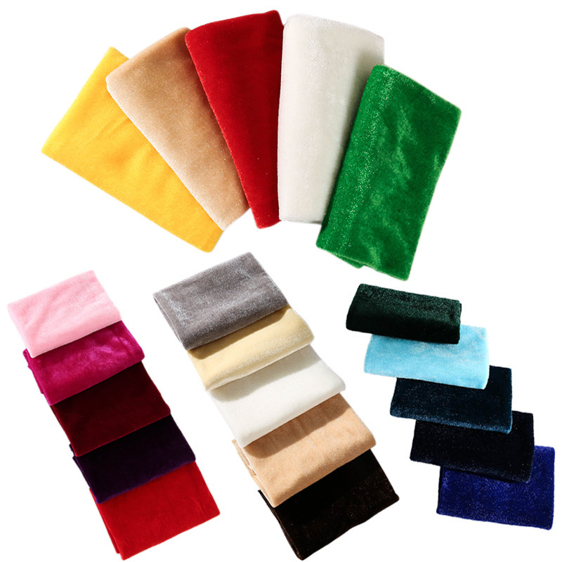 Sewing Velvet Fabric - Tela de terciopelo de Color sólido,