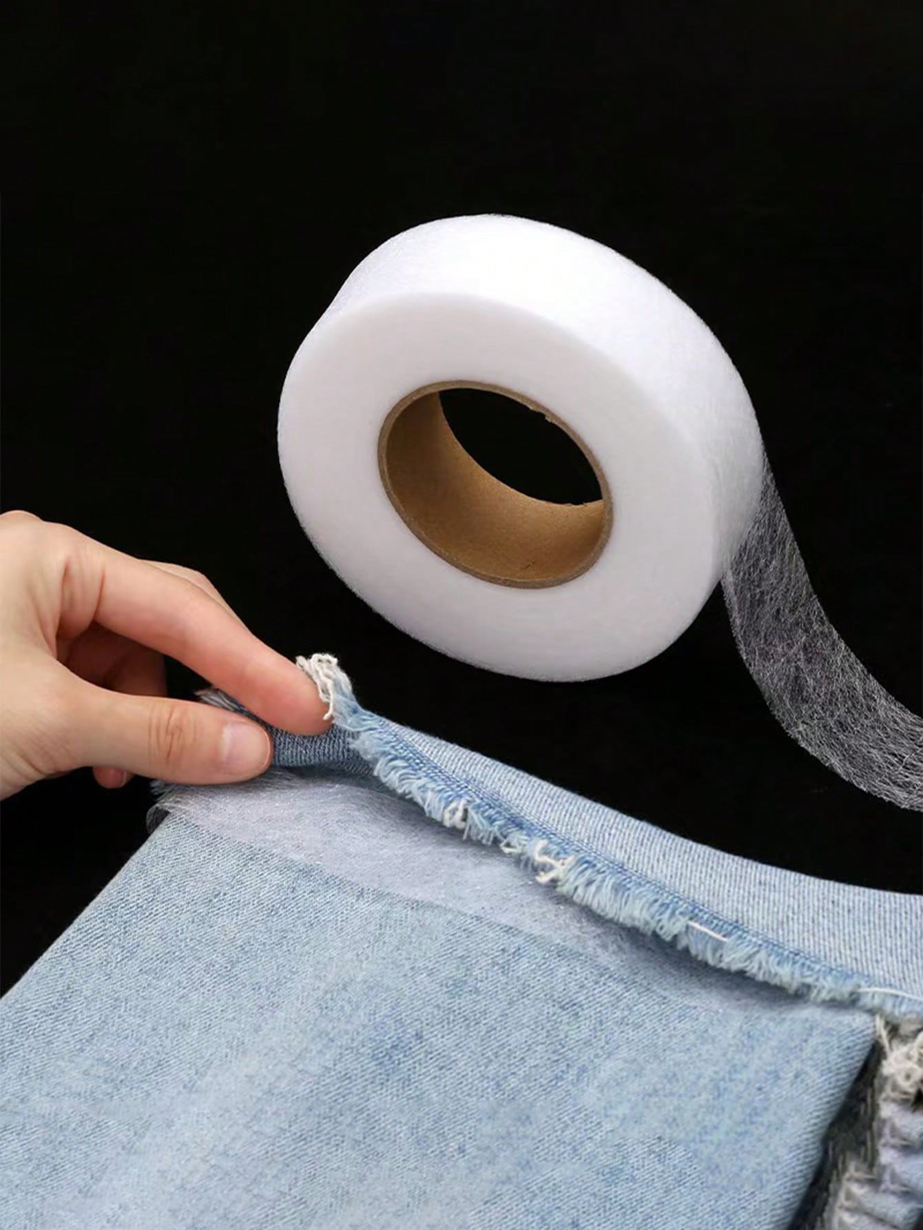 Interfacing Iron On - Cinta adhesiva fuerte para dobladillo termoadhesivo