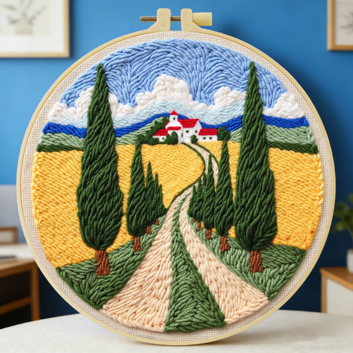Is Sewing Textile Art - Kit de Bordado con Aguja Mágica
