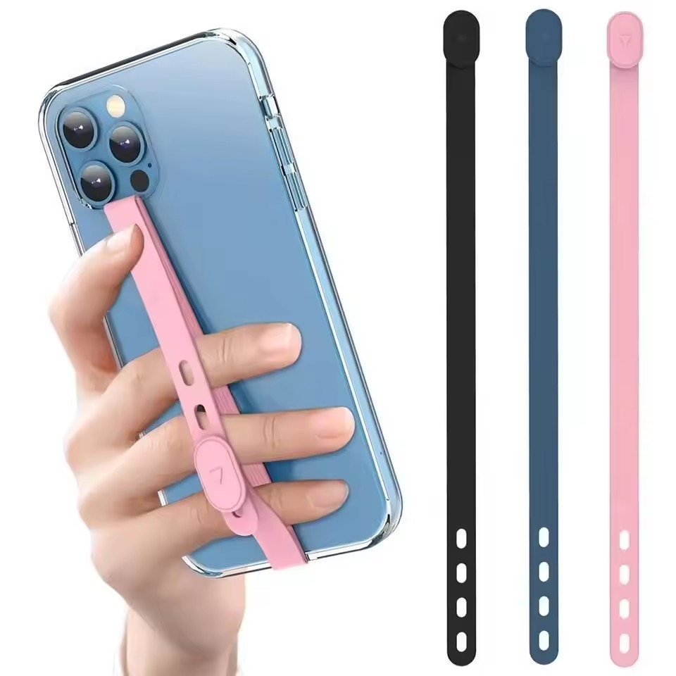 Elastic Waistband Roll - Correa de silicona portátil para teléfono,