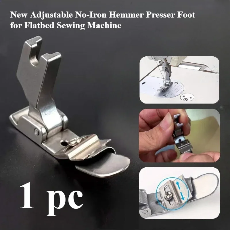 Textile Sewing Machine - Pie prensatelas ajustable sin necesidad de