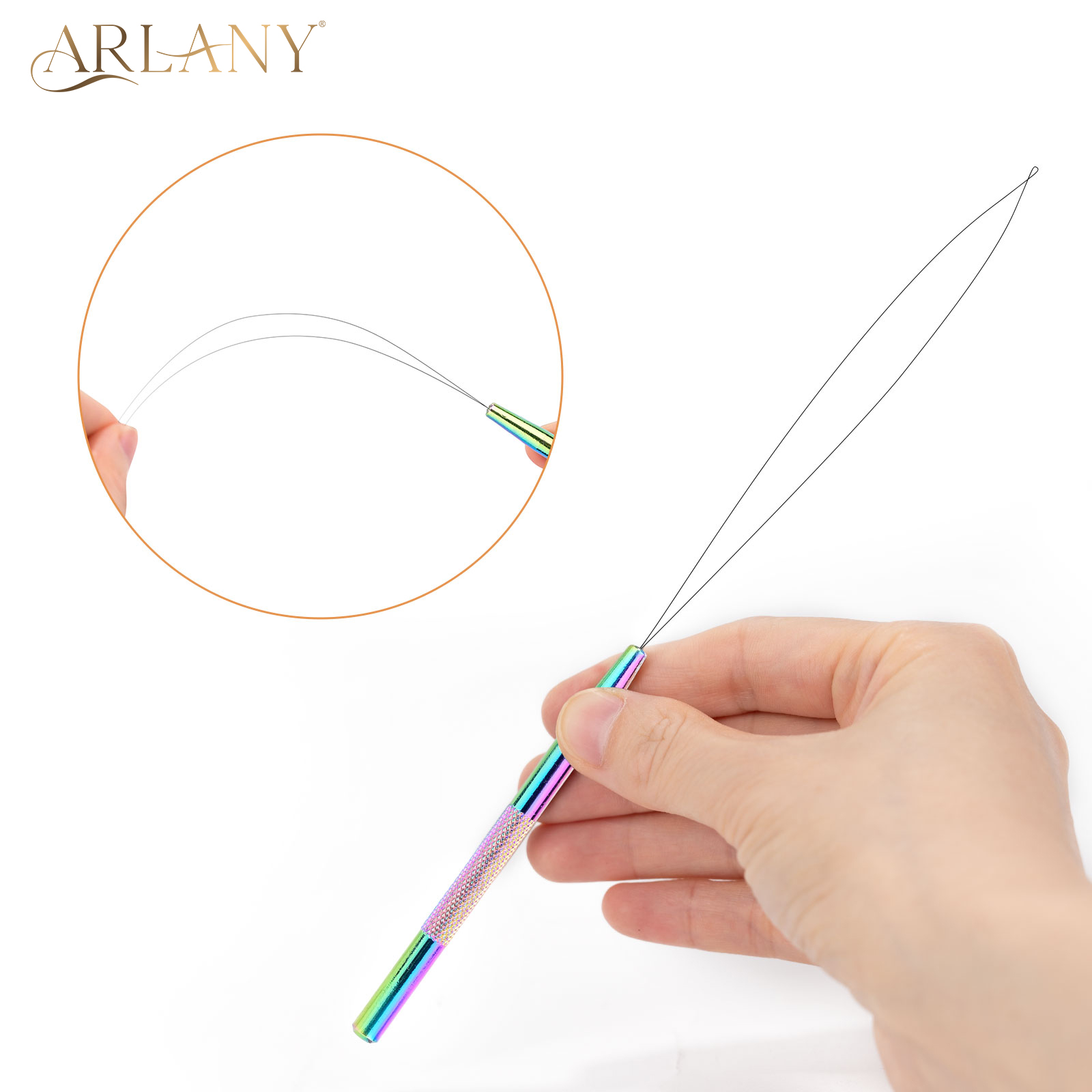 Needle Threader Tool - Herramienta de extensión de cabello con
