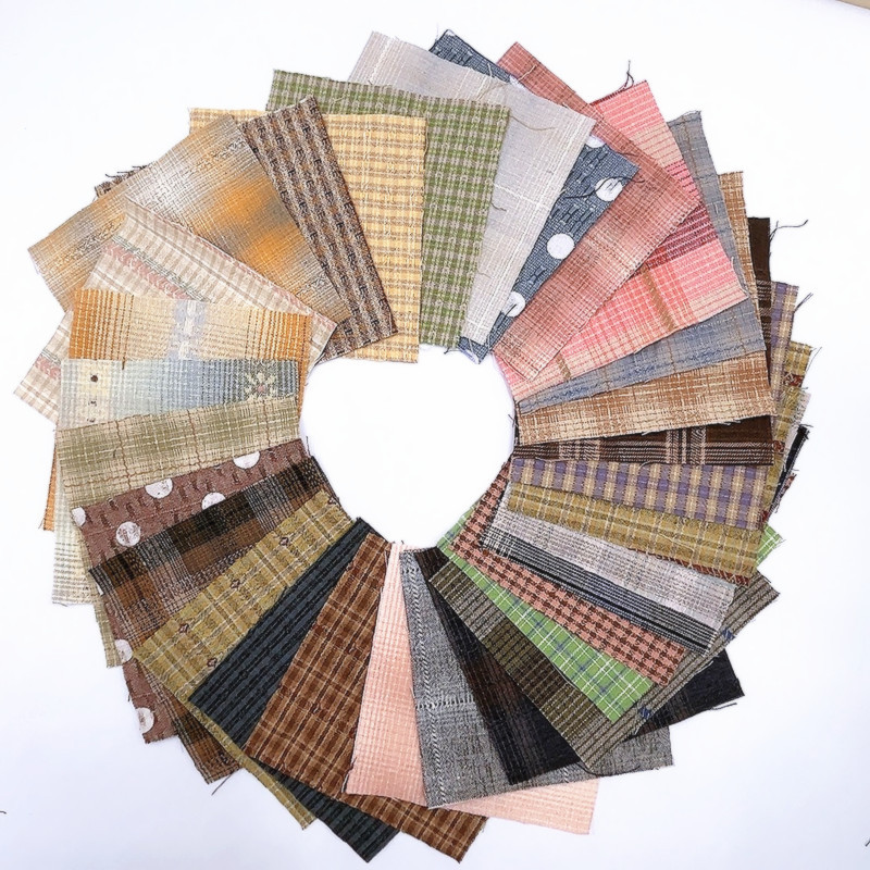 30 Uds. De hilo de algodón teñ - Sewing Tweed Fabric reseña y precio