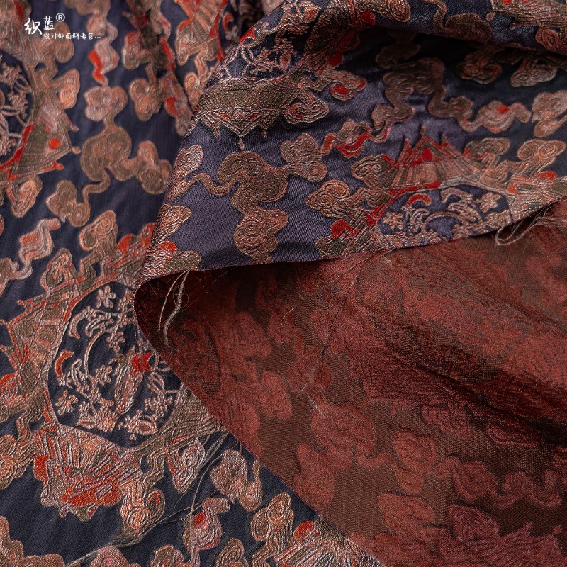 Tela Jacquard Floral de Rayón  - Sewing Fabric reseña y precio