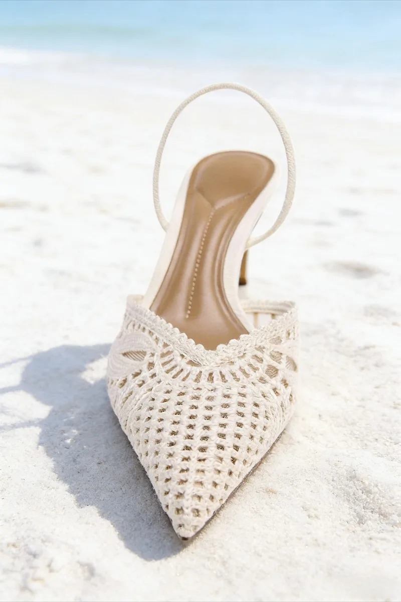 Sandalias de tacón alto de ver - Elastic Waistband Roll reseña y precio