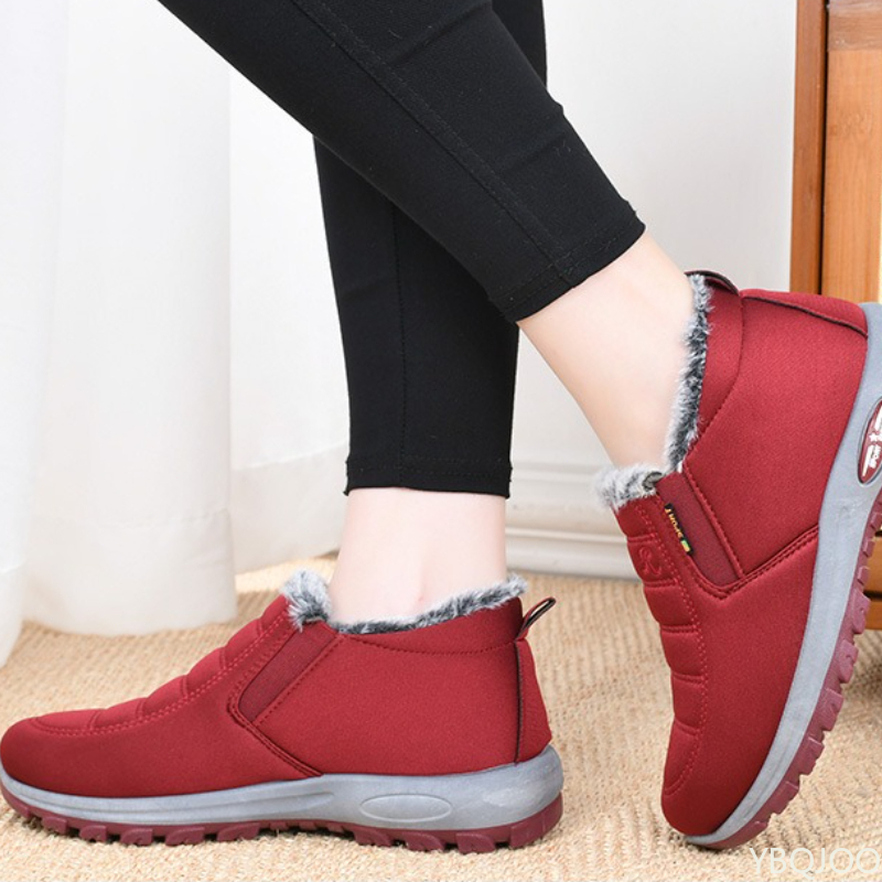 Nuevas botas de nieve de invie - Sewing Velvet Fabric reseña y precio