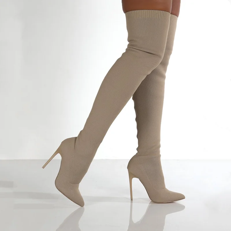 Botas por encima de la rodilla - Sewing Knit reseña y precio