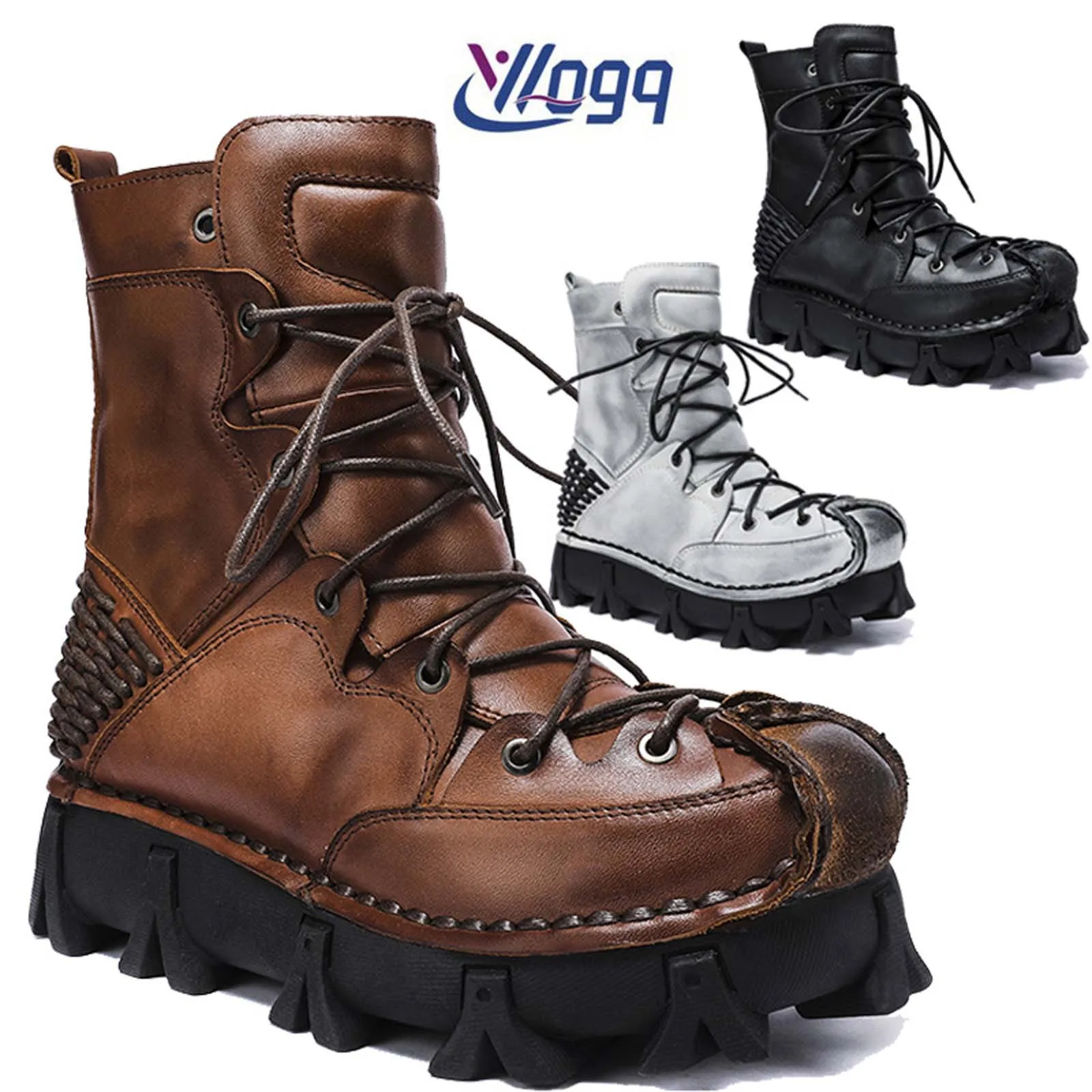 Botas de motocicleta de cuero  - Sewing Knit reseña y precio