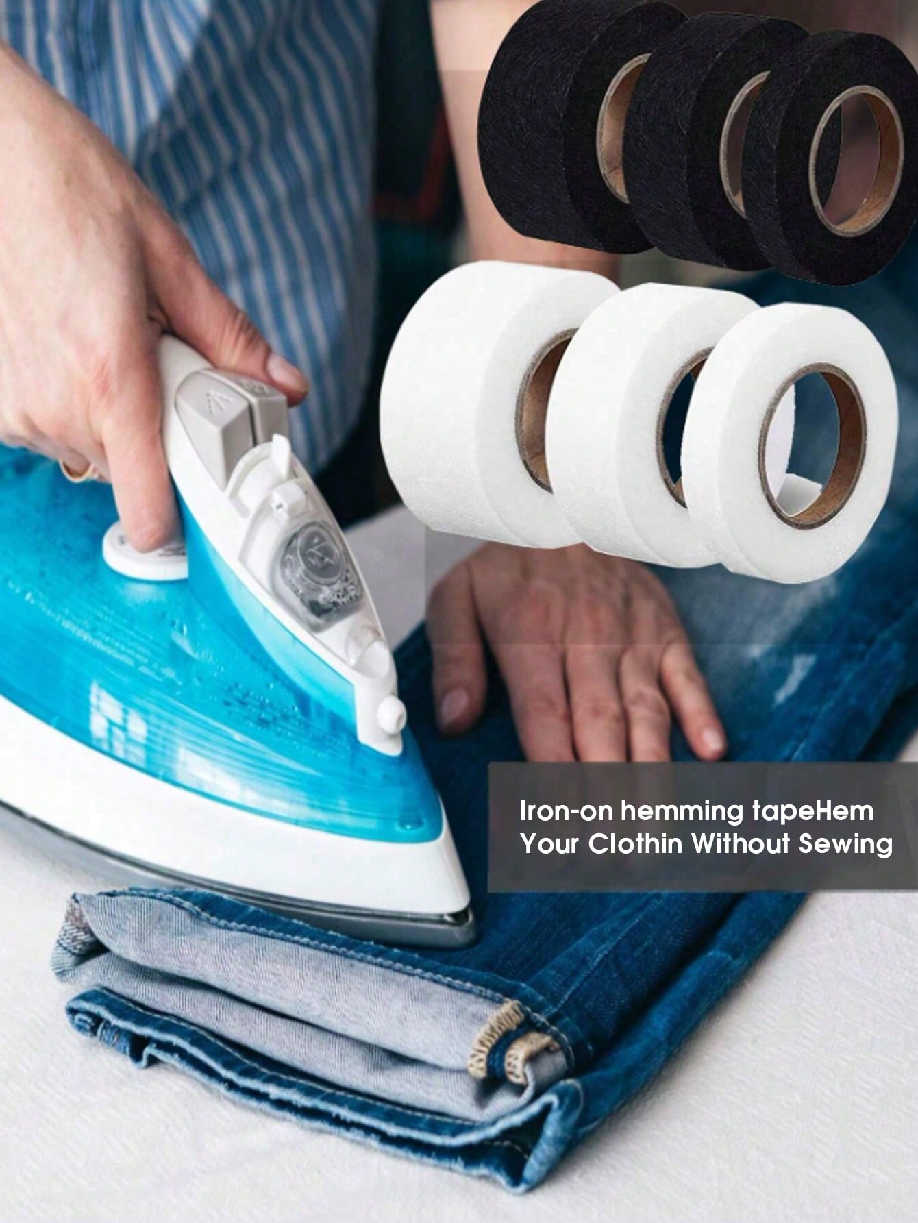 Cinta adhesiva fuerte para dob - Interfacing Iron On reseña y precio