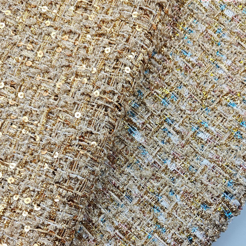Tela de Tweed trenzada teñida  - Sewing Tweed reseña y precio