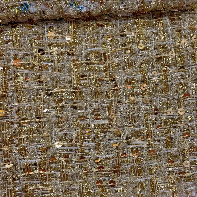 Tela de Tweed trenzada teñida  - Sewing Tweed reseña y precio