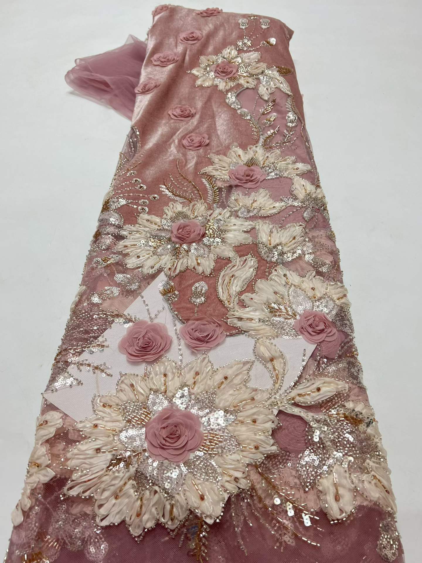 Tela de encaje de terciopelo a - Sewing Velvet Fabric reseña y precio