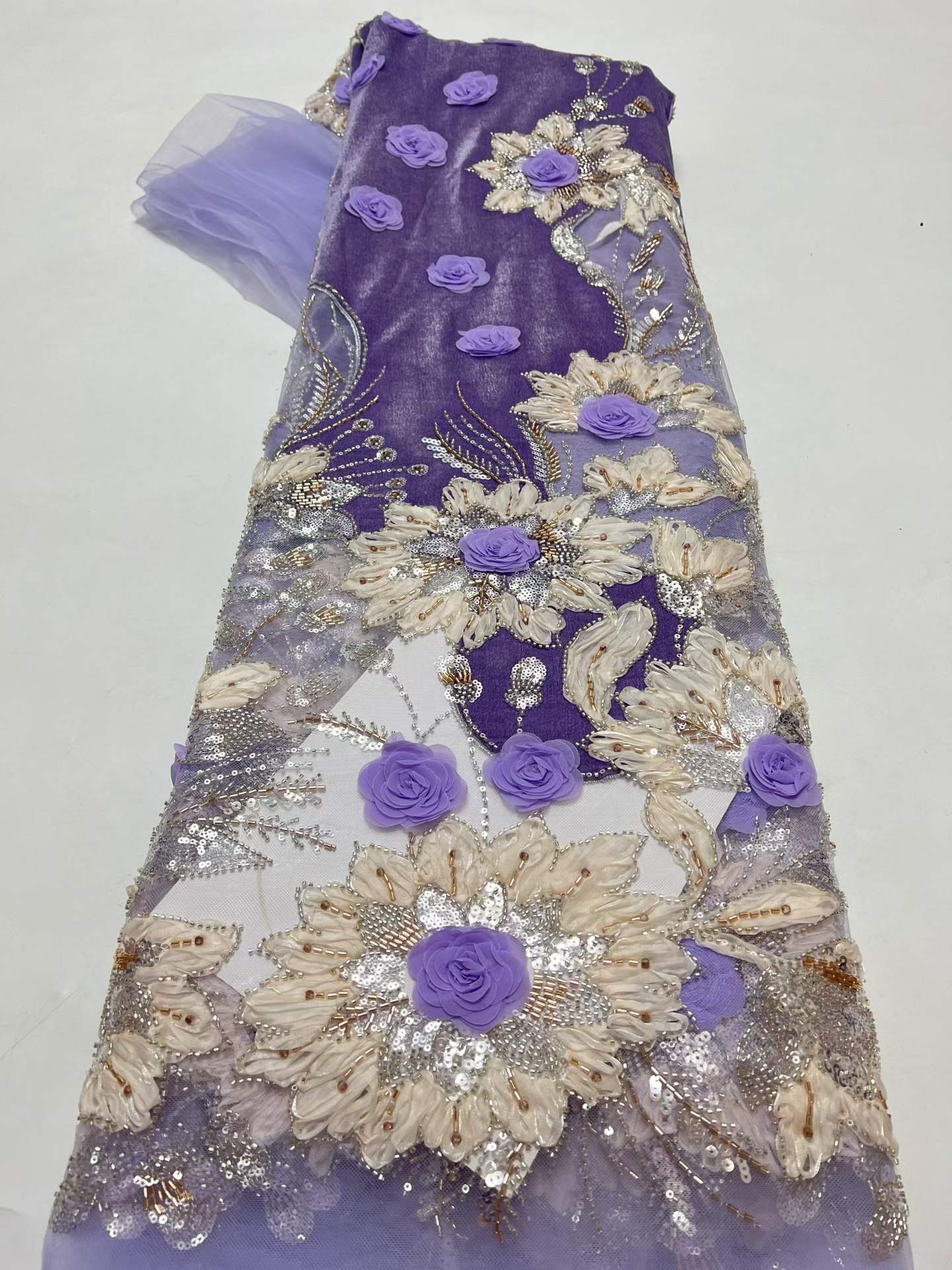 Tela de encaje de terciopelo a - Sewing Velvet Fabric reseña y precio