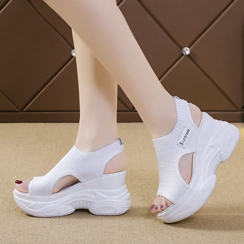 Sandalias de mujer 2025, sanda - Elastic Waistband Roll reseña y precio