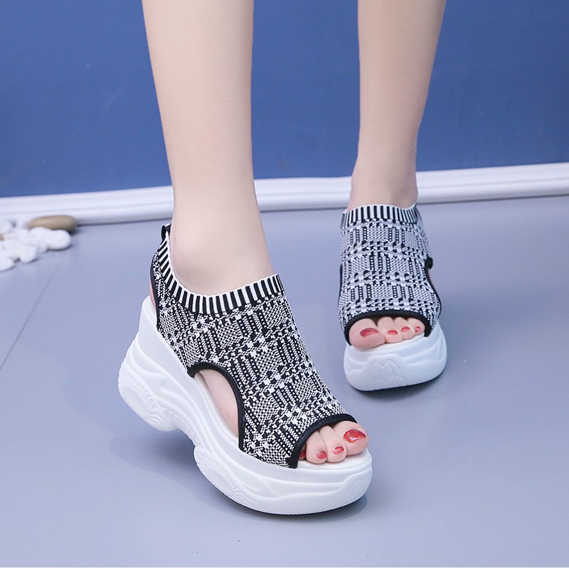 Sandalias de mujer 2025, sanda - Elastic Waistband Roll reseña y precio