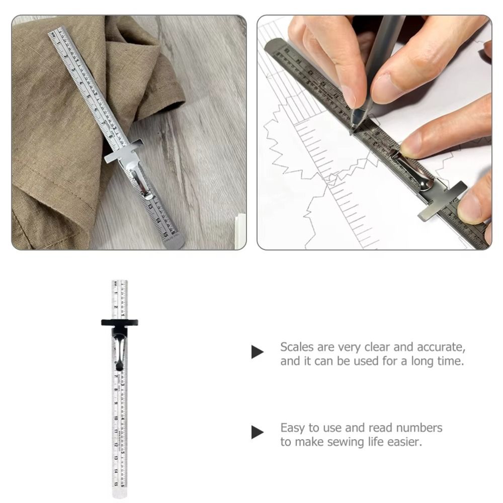 Regla Desmontable de Acero Ino - Seam Gauge Metal reseña y precio