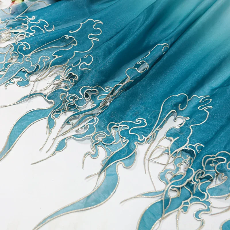 Tela con Bordado Estilo Chino, - Sewing Fabric reseña y precio