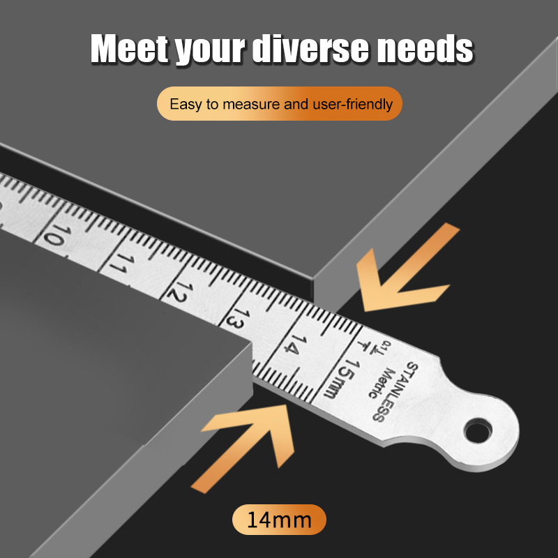 Calibrador cónico de acero ino - Seam Gauge Metal reseña y precio