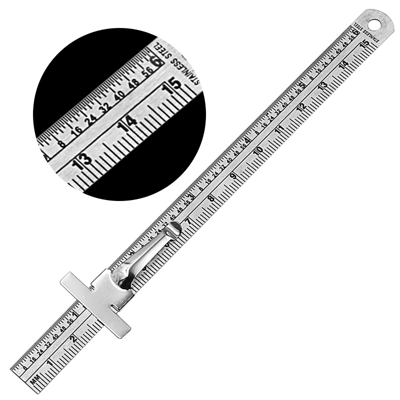 Toolstar-Regla cónica de cuña  - Seam Gauge Metal reseña y precio