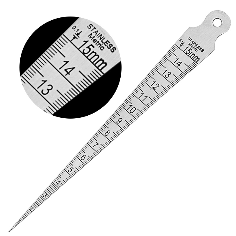 Toolstar-Regla cónica de cuña  - Seam Gauge Metal reseña y precio