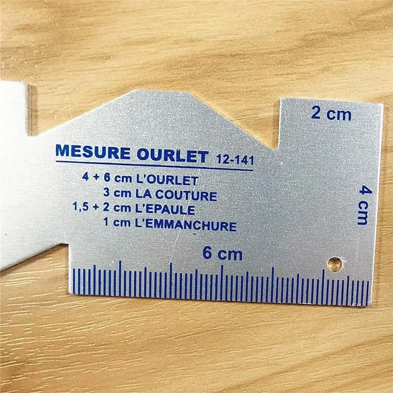 Marcador de tela, tiza a medid - Seam Gauge Metal reseña y precio
