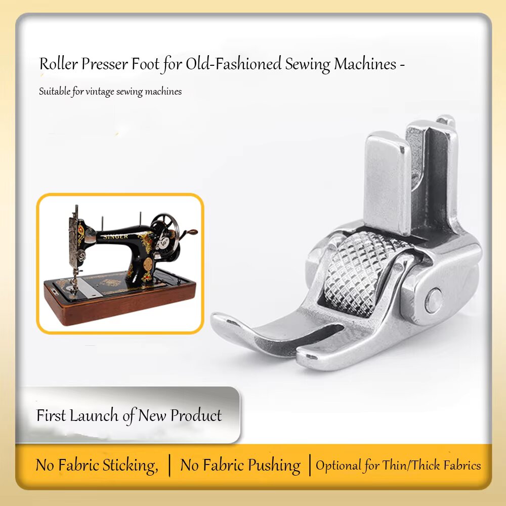 Prensatelas de rodillo de acer - Textile Sewing Machine reseña y precio