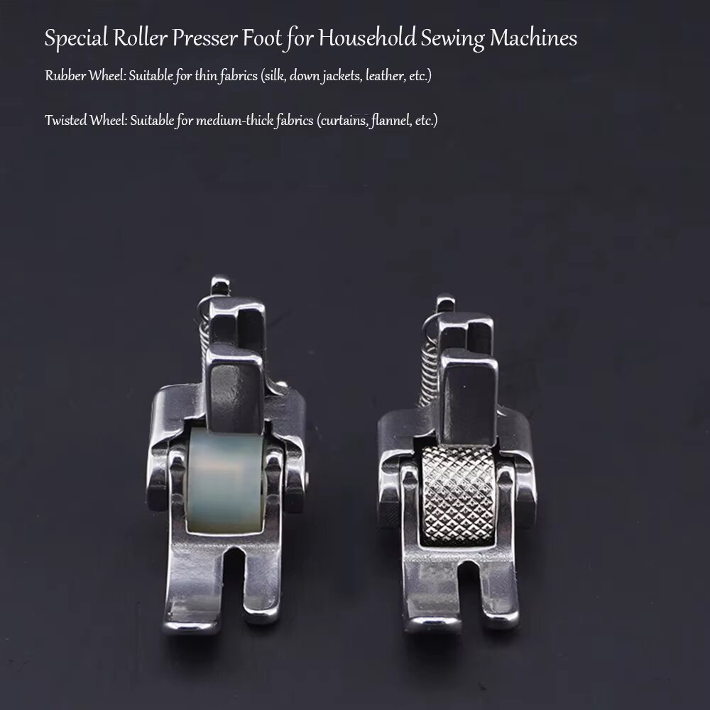Prensatelas de rodillo de acer - Textile Sewing Machine reseña y precio