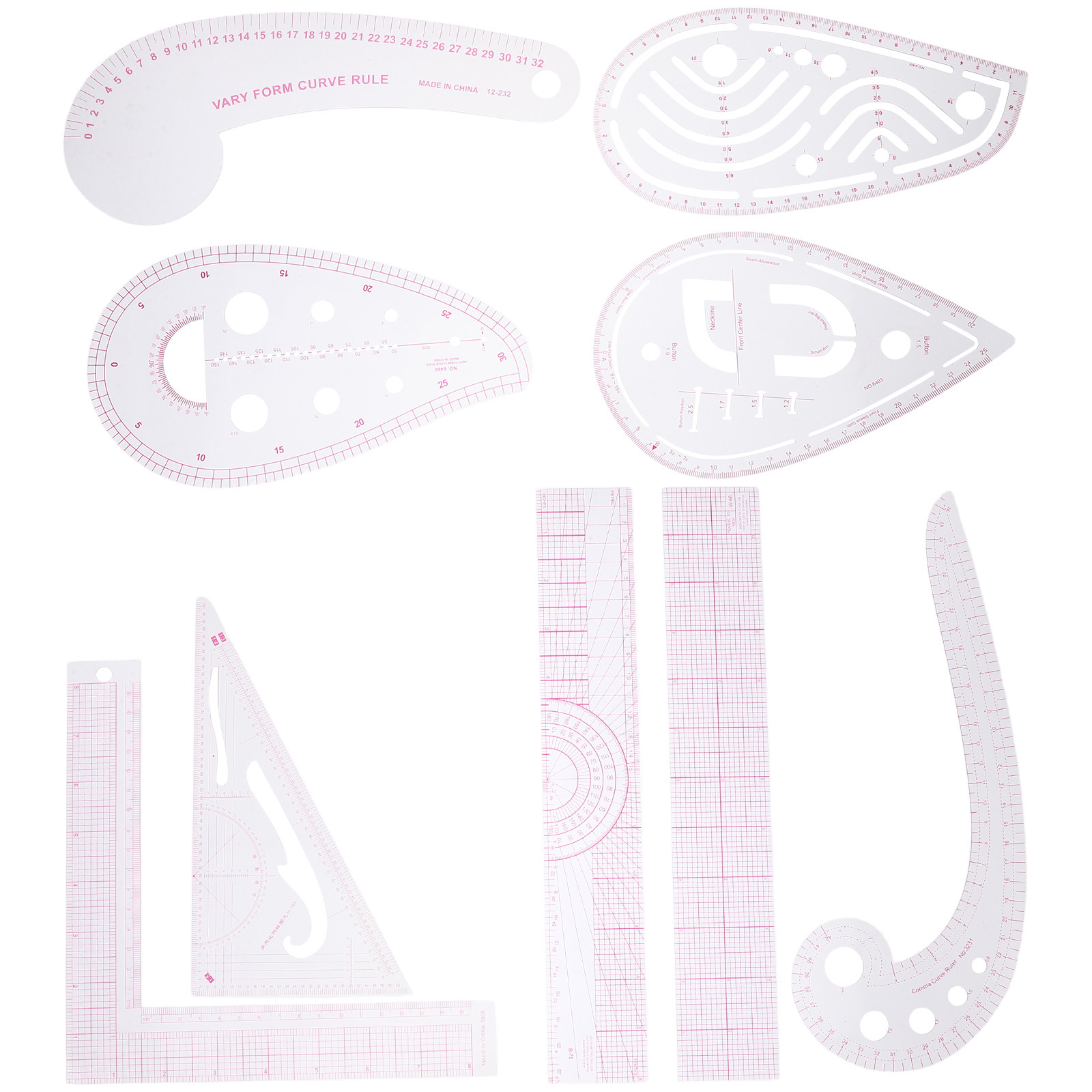 Juego de Reglas para Diseño de - Sewing Garments reseña y precio