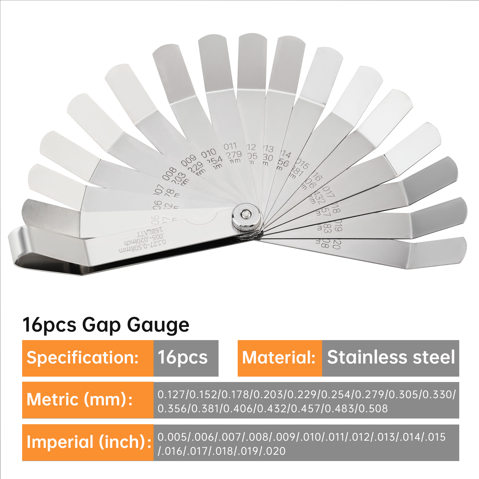 Juego de medidor de espesores  - Seam Gauge Metal reseña y precio