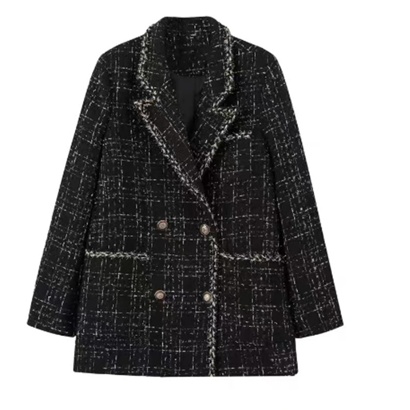 Chaqueta informal de Tweed gru - Sewing Tweed reseña y precio