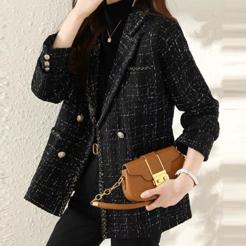 Chaqueta informal de Tweed gru - Sewing Tweed reseña y precio