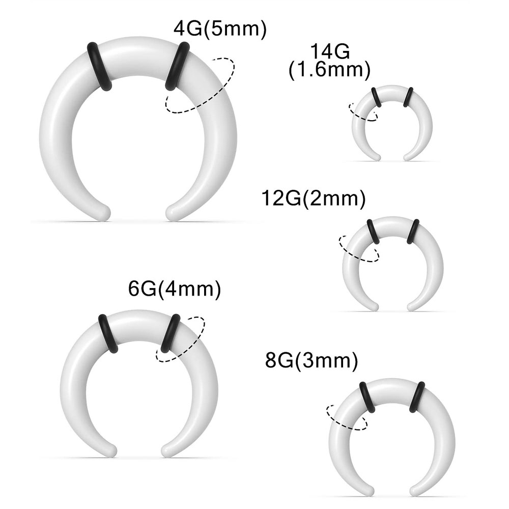 Anillos de tabique grandes, 14 - Seam Gauge Metal reseña y precio
